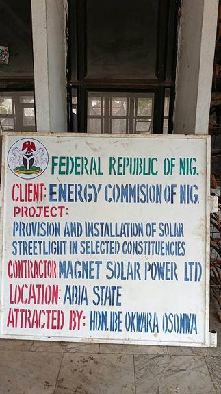 HON. IBE OKWARA OSONWA FLAGS OFF PHASE 5 OF "LIGHT UP AROCHUKWU/OHAFIA"